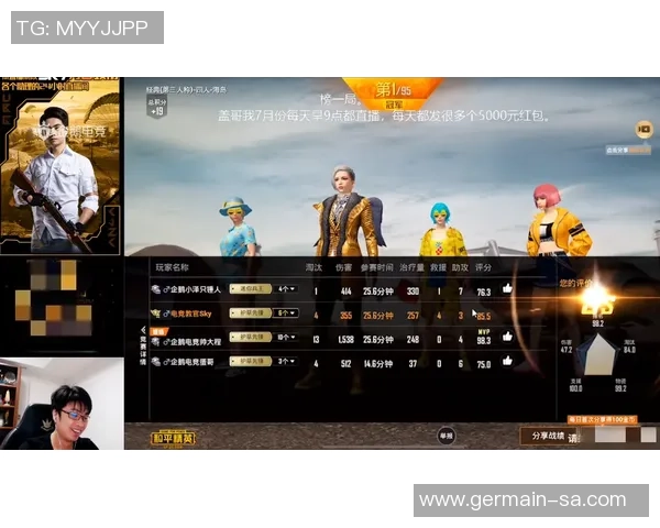 2026和平精英耐力排行榜：WE位居第8名